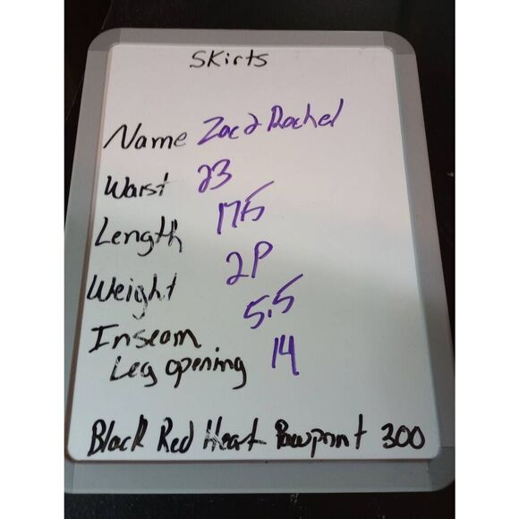 Zac and Rachel Skort Ladies 24W‎ Black Short Pockets - Picture 6 of 6